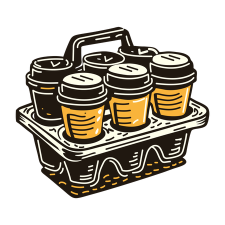 Cup Holder  Illustration