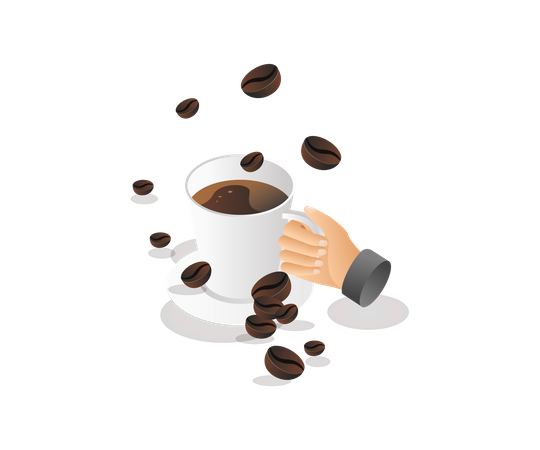 Cup of coffee  Illustration
