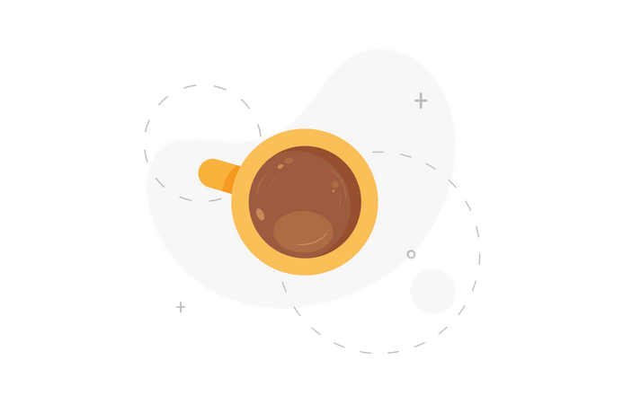 Cup of coffee  Illustration