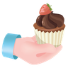 illustration cupcake