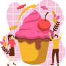 cupcake illustrations
