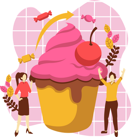 Cupcake  Illustration