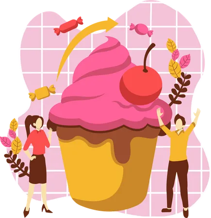 Cupcake  Illustration