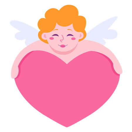 Cupid for valentine day  Illustration