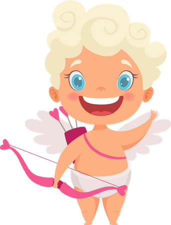 Cupido bebê  Ilustração