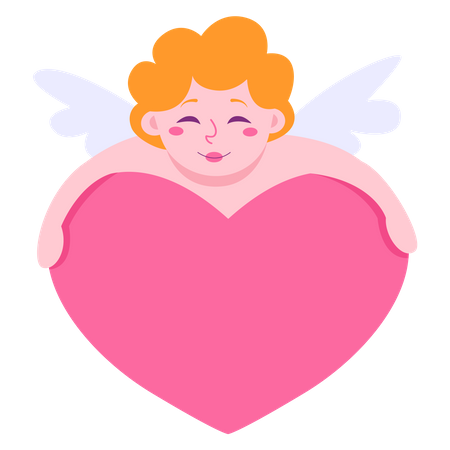 Cupido para o dia dos namorados  Ilustração