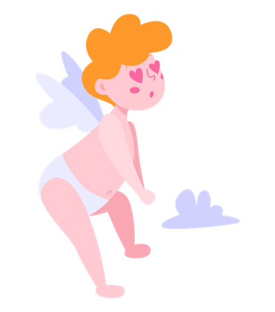 Cupidon pour la Saint-Valentin  Illustration