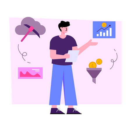 Currencies Filtration  Illustration