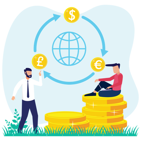 Currency Conversion  Illustration