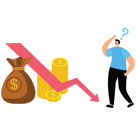 Currency devaluation  Illustration
