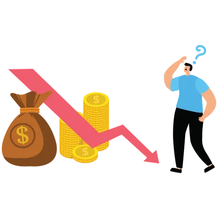 Currency devaluation  Illustration
