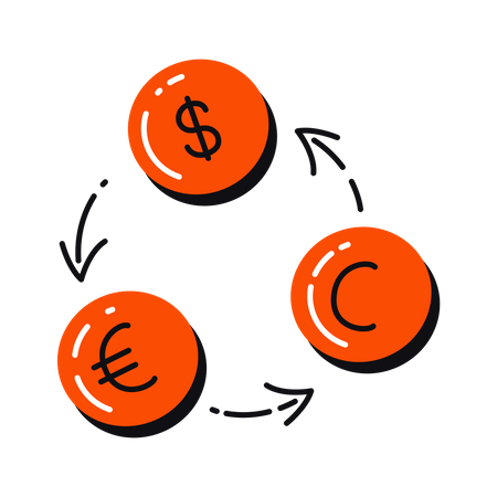 Currency Exchange Illustration