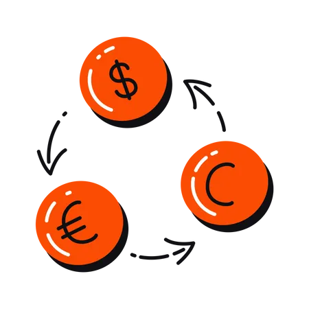 Currency Exchange  Illustration