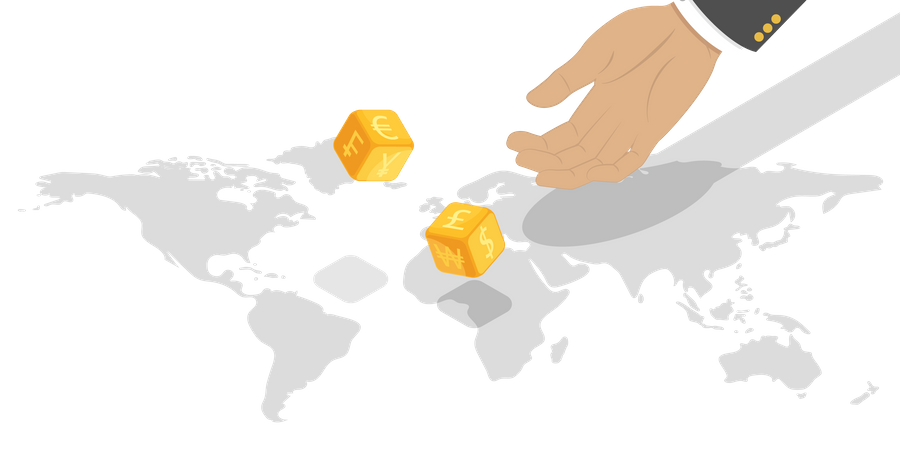 Currency Exchange Illustration