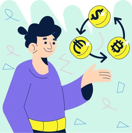 Currency Exchange  Illustration