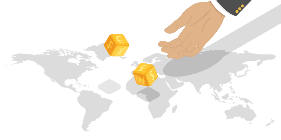 Currency Exchange  Illustration