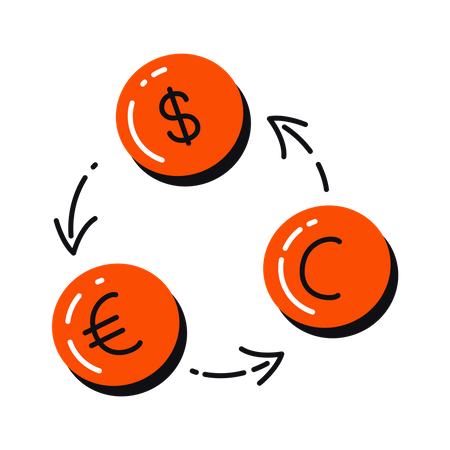 Currency Exchange  Illustration