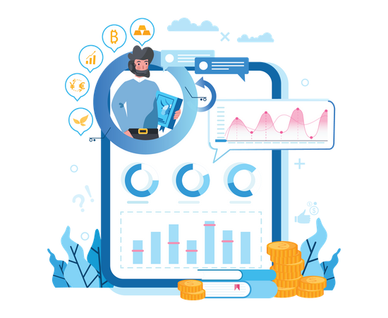 Currency Trading Analysis  Illustration