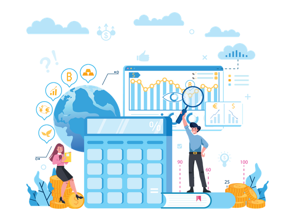 Currency Trading Analysis  Illustration