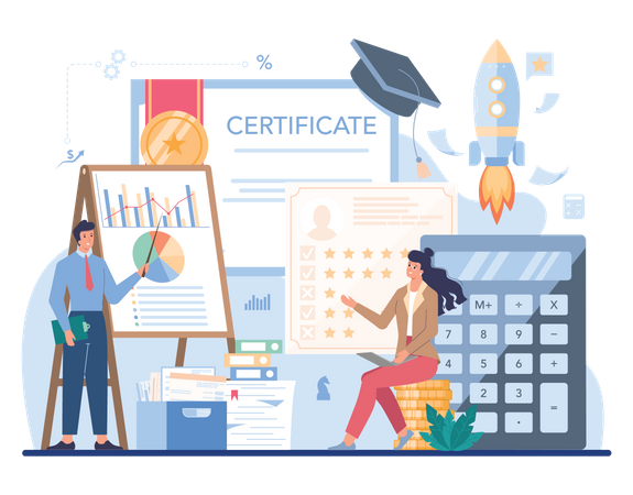 Curso de auditoria  Ilustração