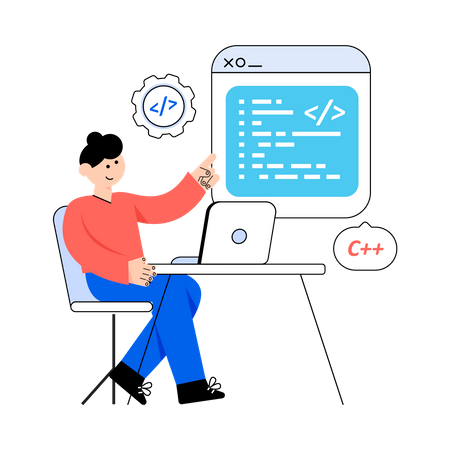 Custom Coding  Illustration