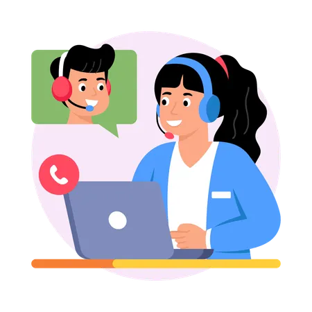 Customer Assistance provided 24/7 to customers  Illustration