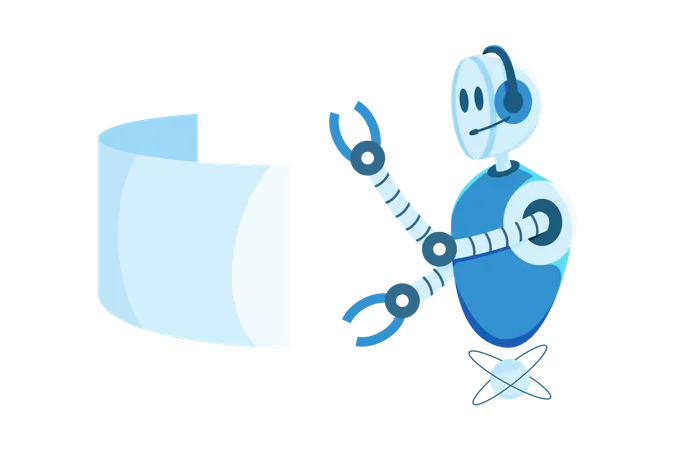 Customer care chatbot  Illustration