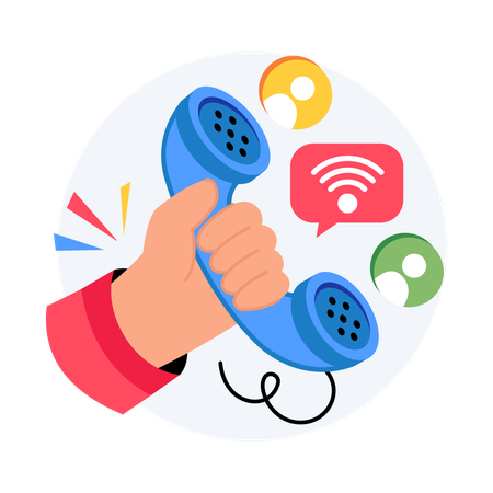 Customer Conversation  Illustration