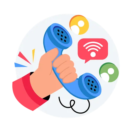 Customer Conversation  Illustration