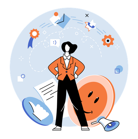 Customer Crm  Illustration