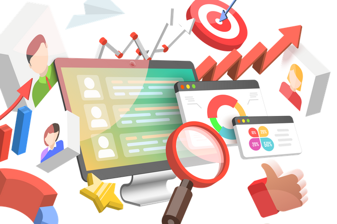 Customer Data Platform  Illustration