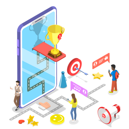 Customer engagement  Illustration