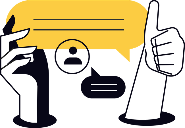 Customer feedback  Illustration
