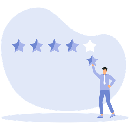 Customer feedback 5 stars rating and best quality  Illustration