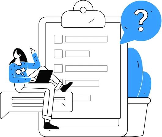 Customer Feedback Form  Illustration