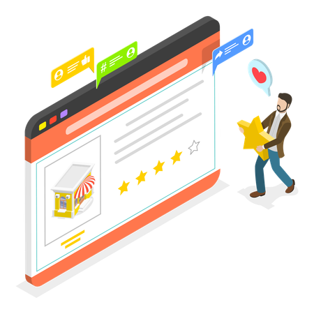 Customer Feedback  Illustration