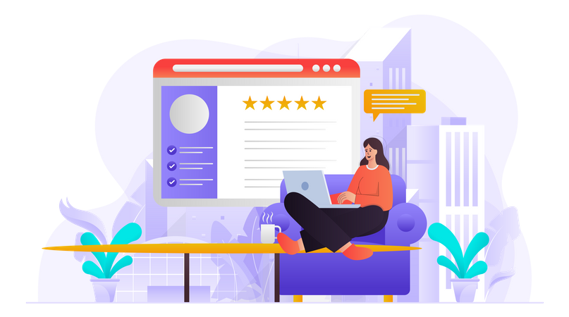 Customer Feedback  Illustration