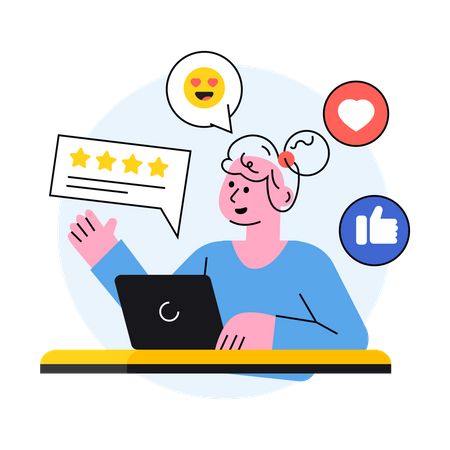 Customer Feedback  Illustration