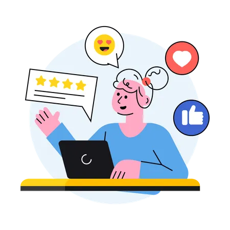 Customer Feedback  Illustration