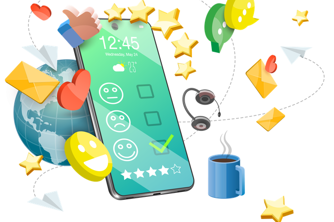 Customer Feedback  Illustration