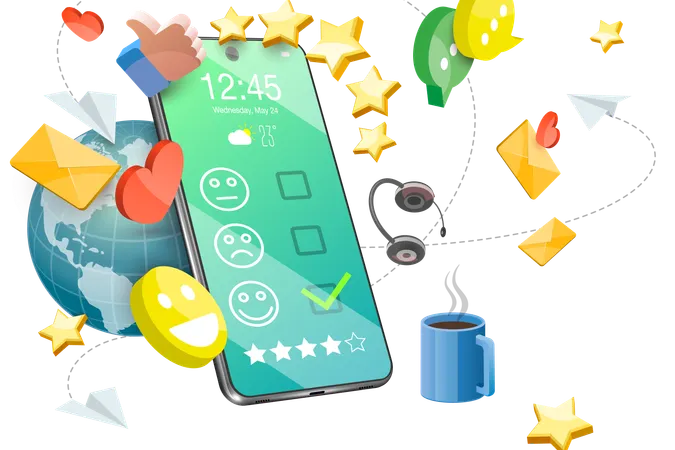 Customer Feedback  Illustration