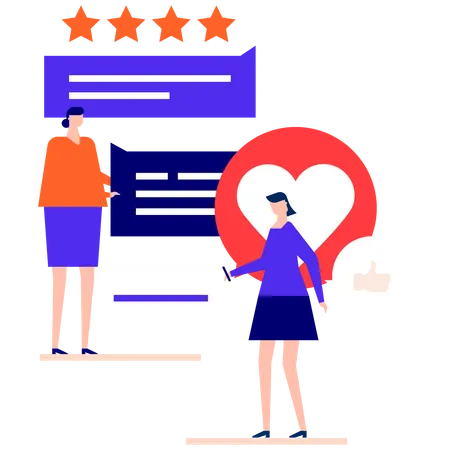 Customer feedback  Illustration