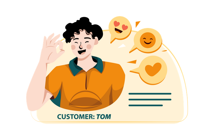 Customer Feedback  Illustration