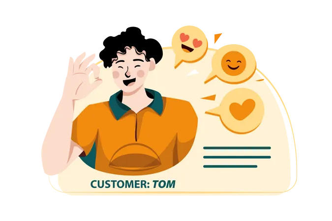 Customer Feedback  Illustration