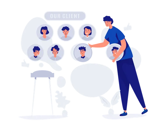 Customer Feedback  Illustration