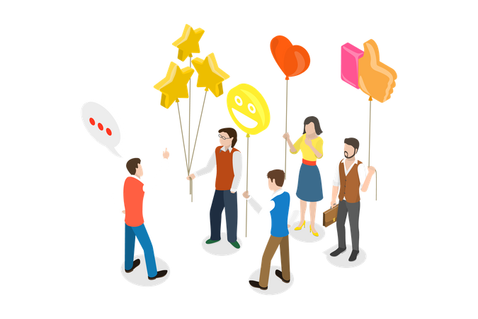 Customer Feedback  Illustration