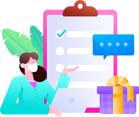 Customer Feedback Questions  Illustration