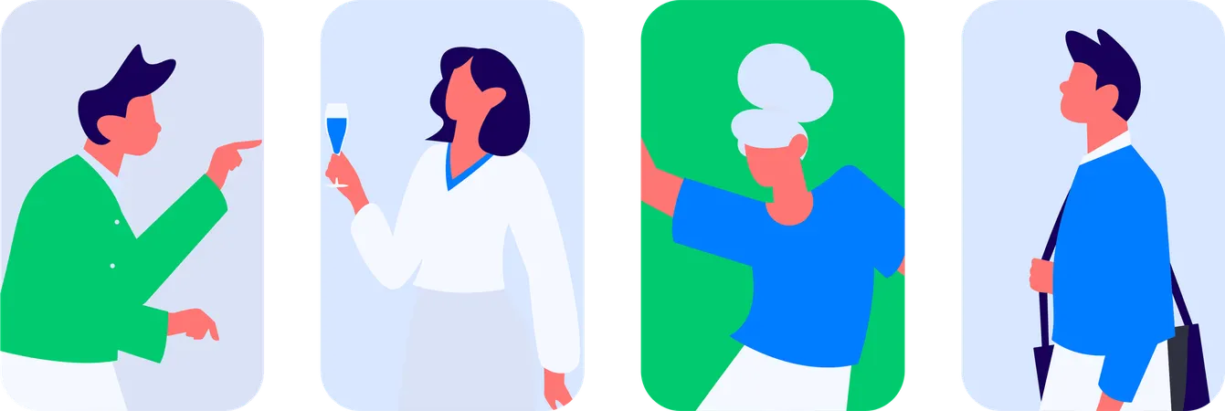 Customer giving product rating  Illustration