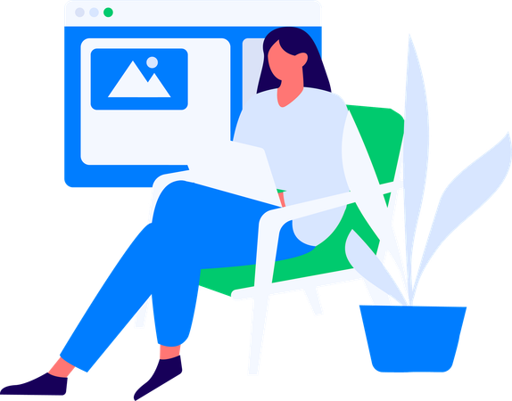 Customer giving product rating  Illustration