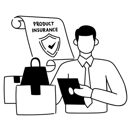 Customer have product insurance  Illustration